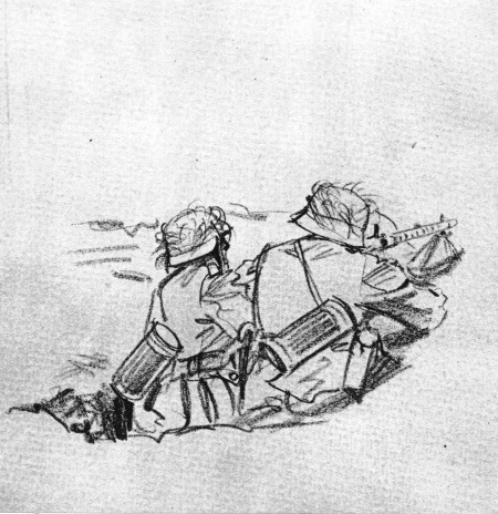 Zeichnung - Im Westen